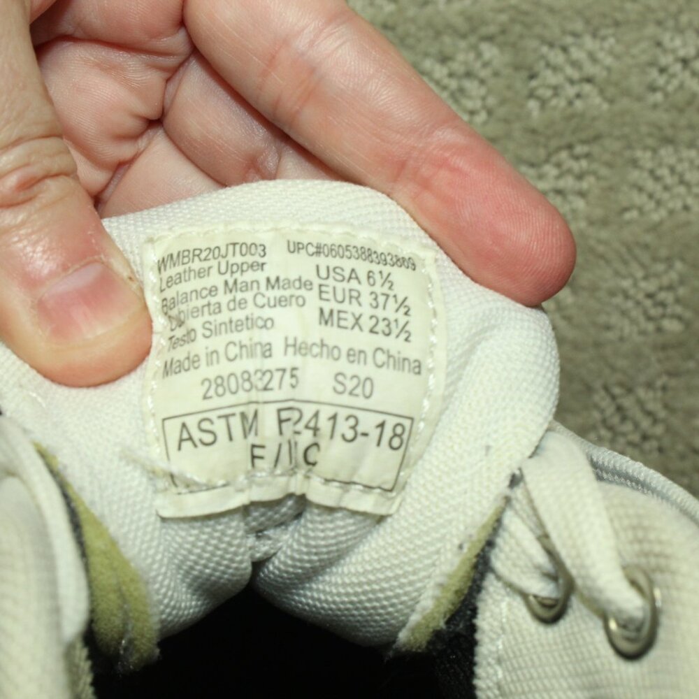 Brahma Womens Size 6.5 Sneakers Gray Suede Steel Toed ASTM F2413-18 - Picture 7 of 7